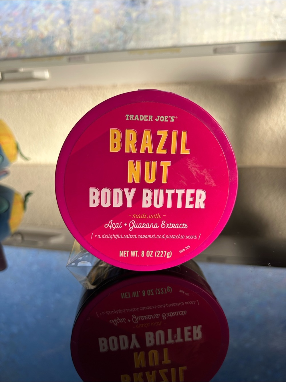 Trader Joeโs Brazil nut moisturizing body butter cream 8 oz